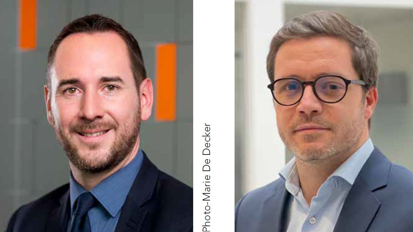 De g. à dr. : Marc Geib (Head of Business Banking) et Michaël Roth (Senior Wealth Structuring Manager), ING Luxembourg.