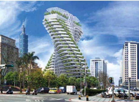 A Taipei, cette tour résidentielle écologique et antisismique, recouverte de jardins suspendus, accueillera ses premiers habitants en 2017.
