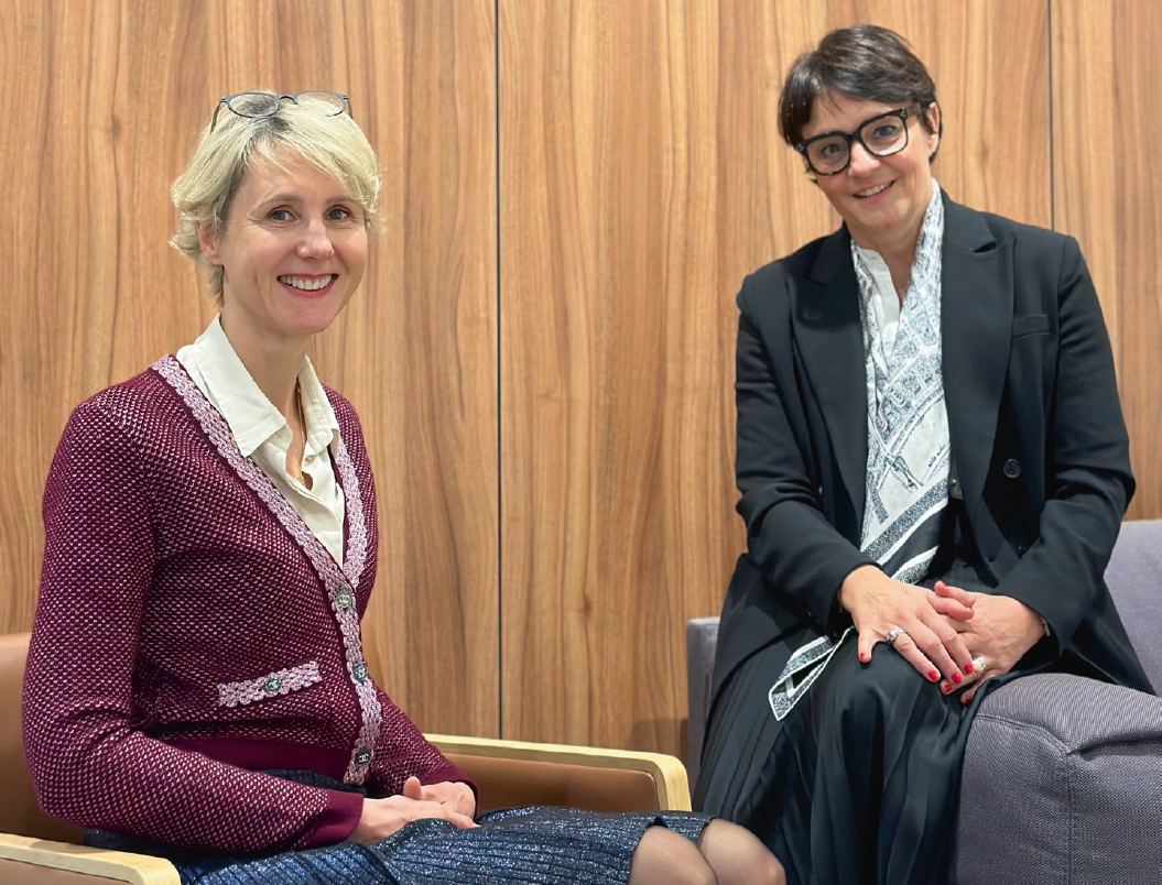 De g. à dr. : Isabelle Lebbe (Partner, Investment Management – Arendt) et Carole Houpert, (Director Learning & Development – Arendt).