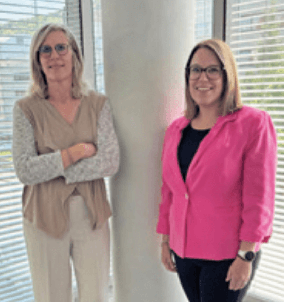 De g. à dr. : Simone Joachim (CEO) et Danielle Wirtz (Deputy CEO), ODLw.