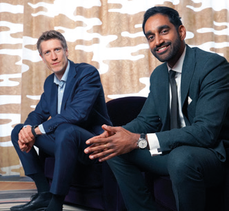 De g. à dr. : Pierre-Marie Boul (Deputy Assurance Leader & Lead Partner of EY Digital Factory) et Saba Chandrasekhran (Assurance and Innovation Partner) De g. à dr. : Pierre-Marie Boul (Deputy Assurance Leader & Lead Partner of EY Digital Factory) et Saba Chandrasekhran (Assurance and Innovation Partner)