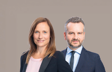 Sabine Plattner et Christophe Muller Becker, Senior Wealth Planners, Indosuez Wealth Management