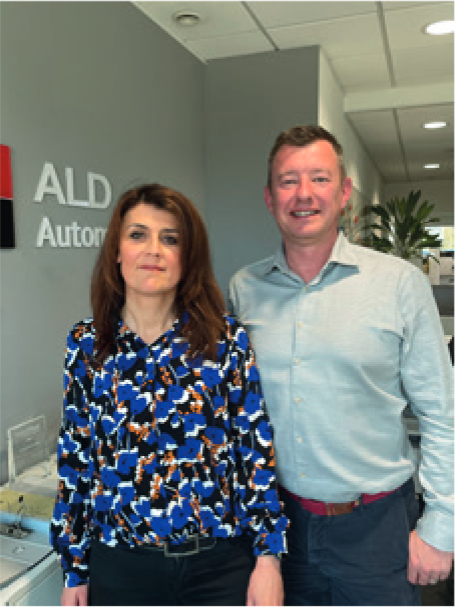 Christine Ochs (Sales Manager), et Gerrit Canipel  (Sales & Marketing Director), ALD Automotive.