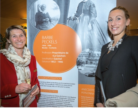 De g. à dr. : Claudine Gaul-Jacquemin et sa fille Céline Guillou-Gaul. berbe-packels