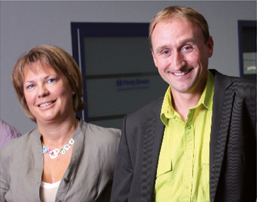 Françoise Jacquet, associée, BC Lux, et Philippe Docquier, associé, BC Lux, et gérant, GO Score. jacquet-docquler