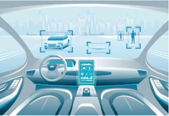 Tableau de bord voiture autonome